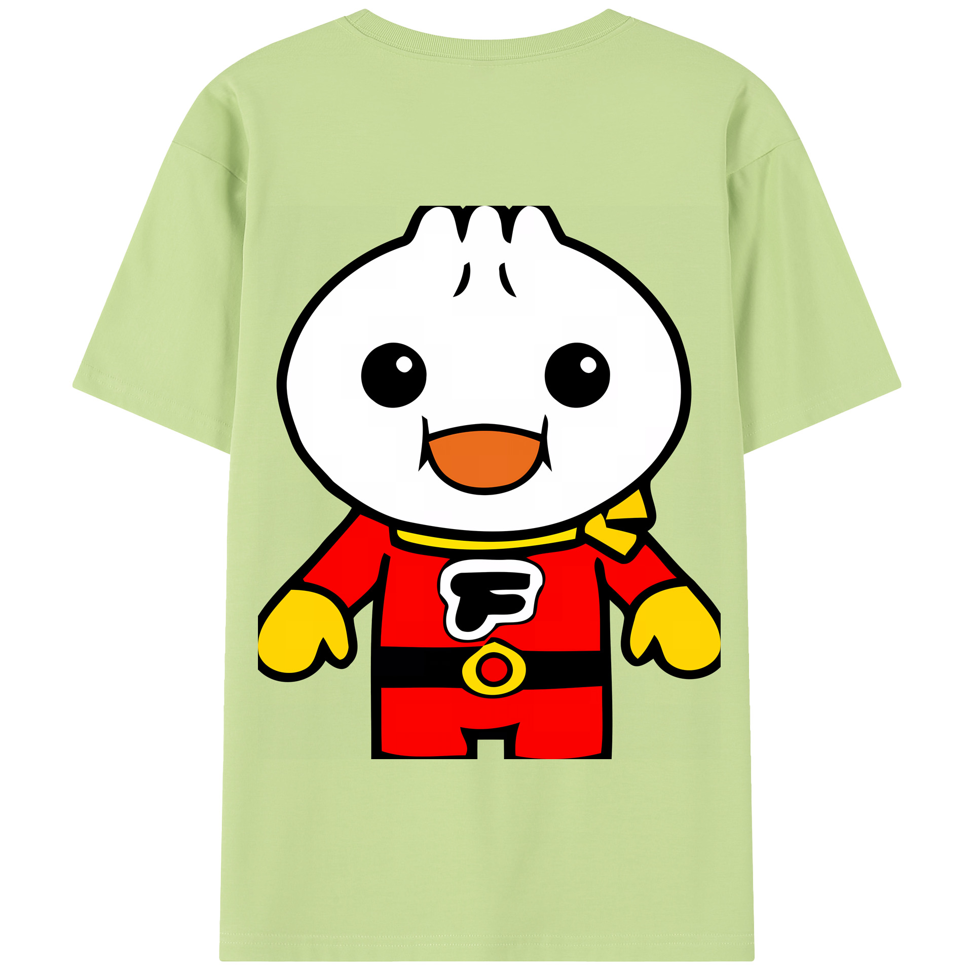 （画像用） アンパンマン Anpanman 綿100％半袖Tシャツ（背面プリント）